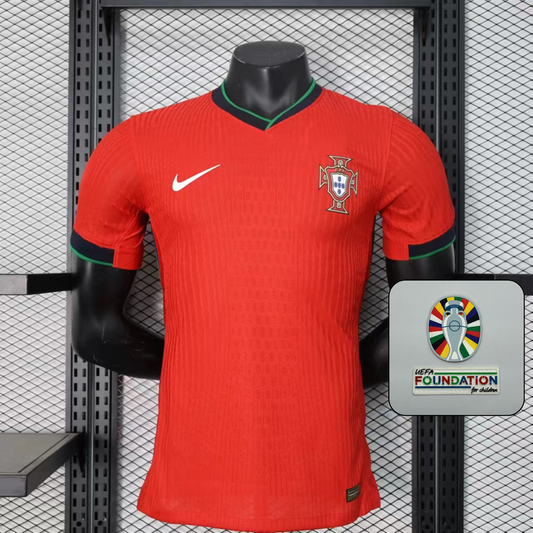Portugal NT Player Version Home Jersey 2024 Euros