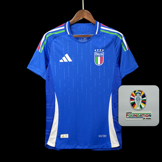 Italy NT Player Version Home Jersey Euro 2024